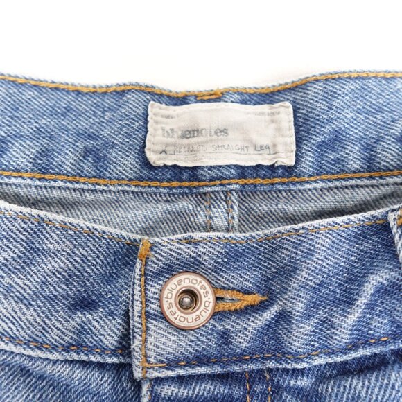 Vintage 90s Bluenotes Relaxed Straight Leg Jeans Men's 33x30 Made in Canada - Picture 3 of 12